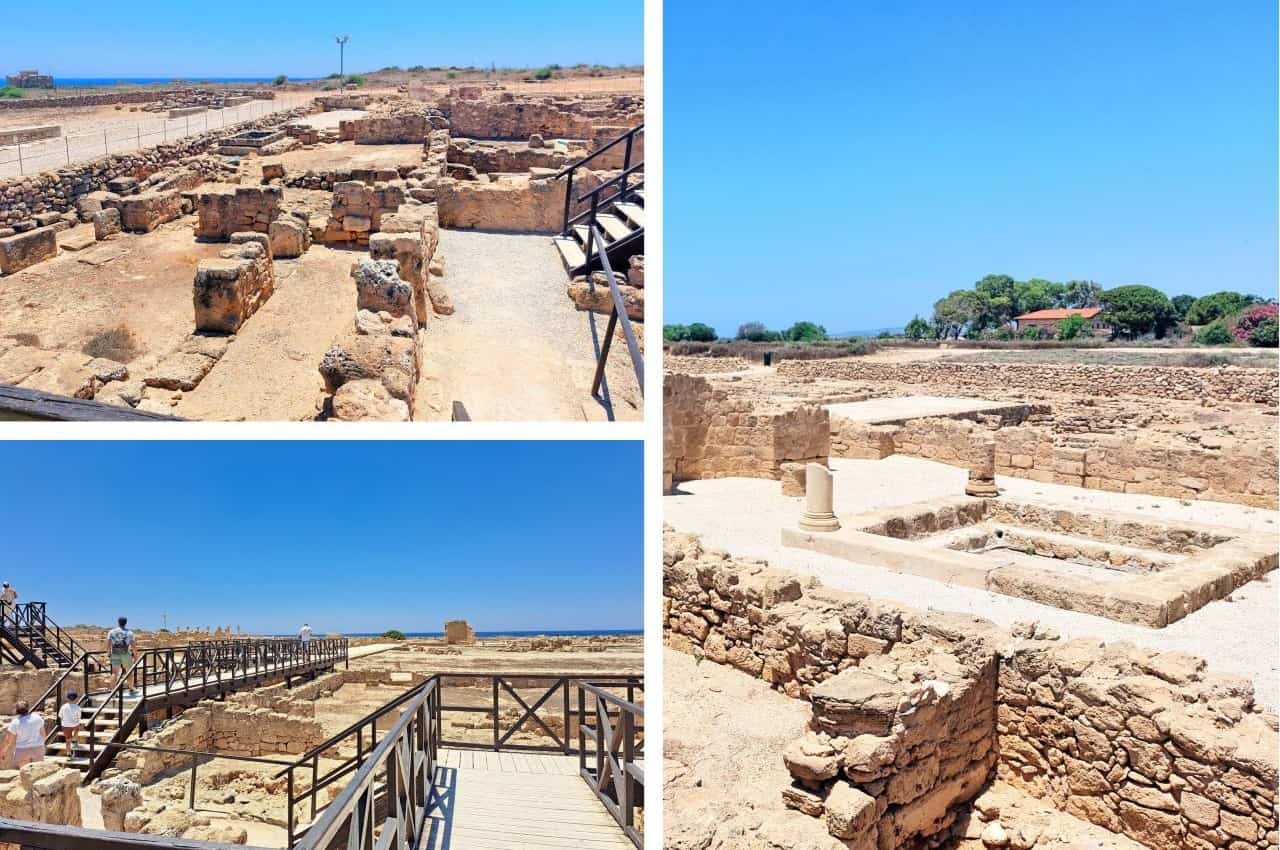 ypros, Paphos Arch.park, Ruins of the Villa of Theseus