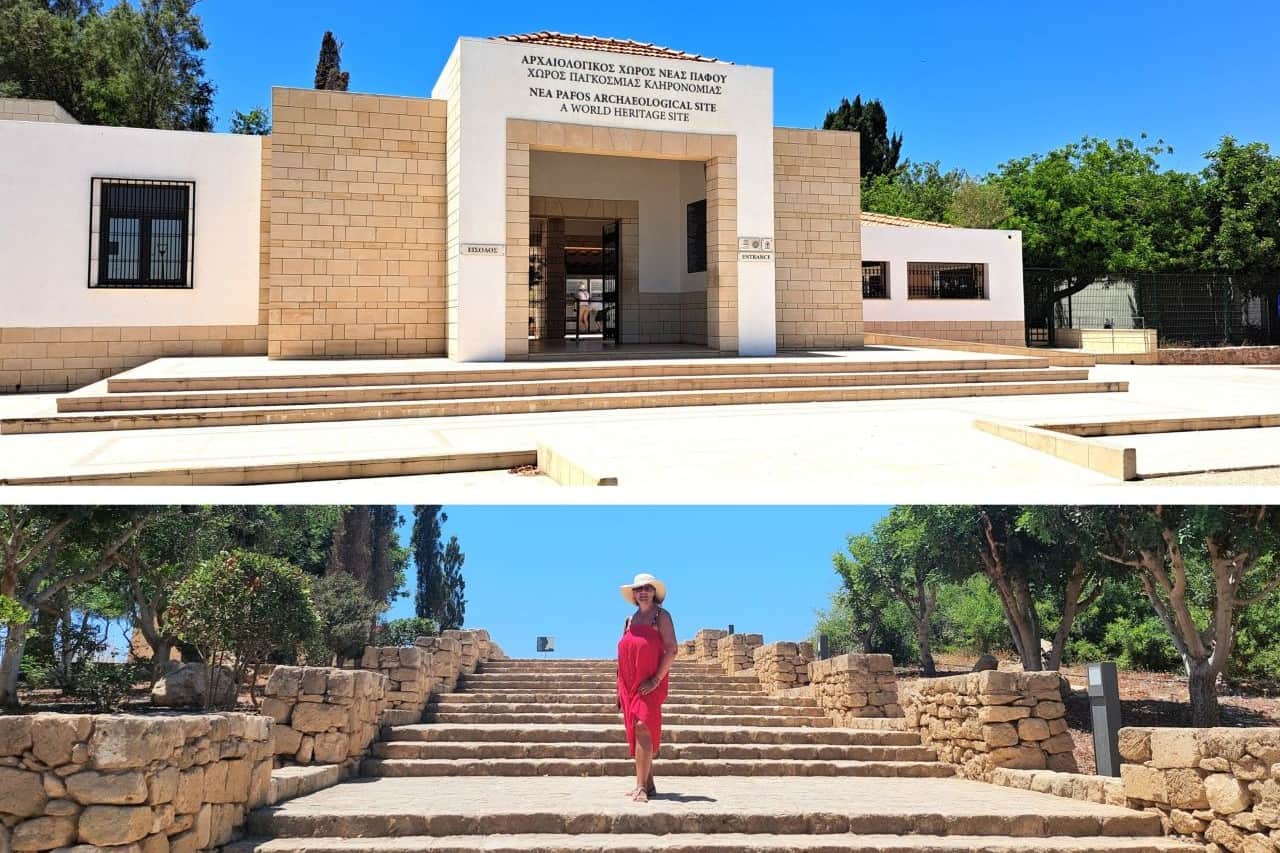 Cyprus, Entrance to the Archaeological Park of Kato Paphos