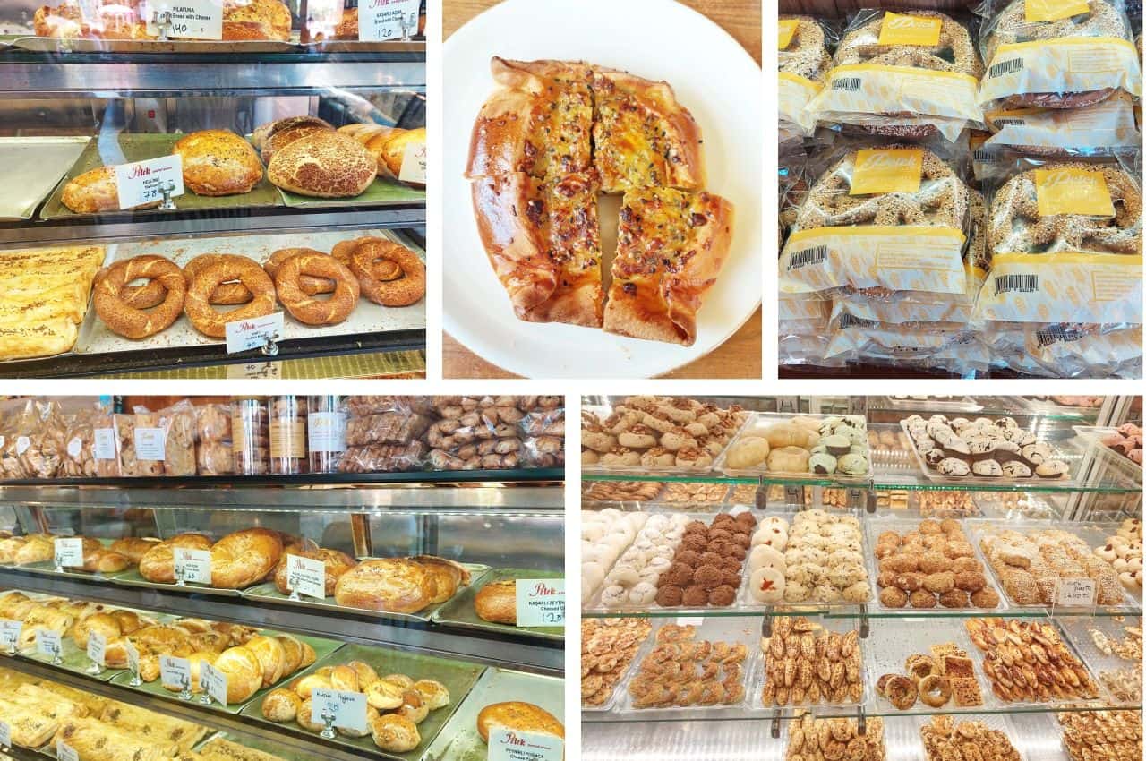 Cyprus, Famagusta, pastries at the Petek Patisserie