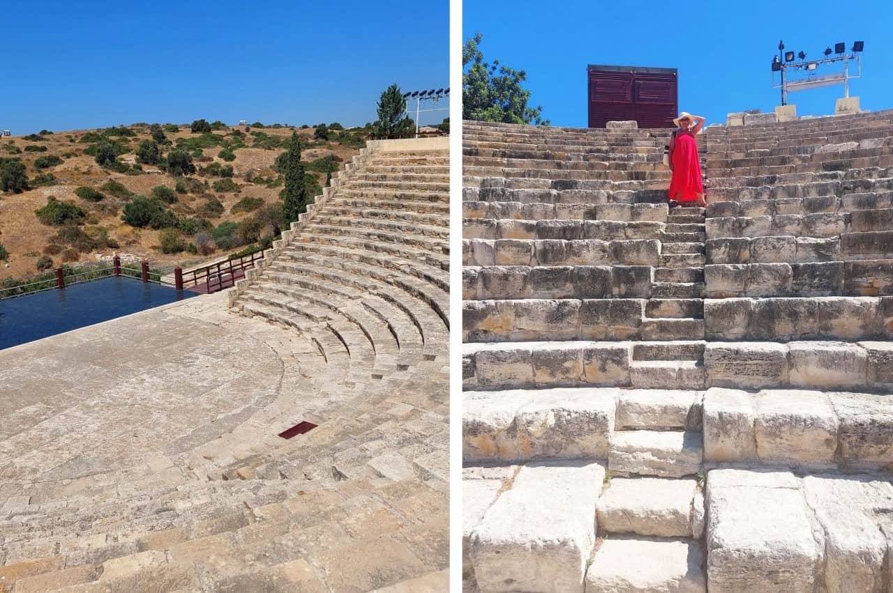 Cyprus, Kourion, the Greco-Roman Theatre. Kipar, Kurion