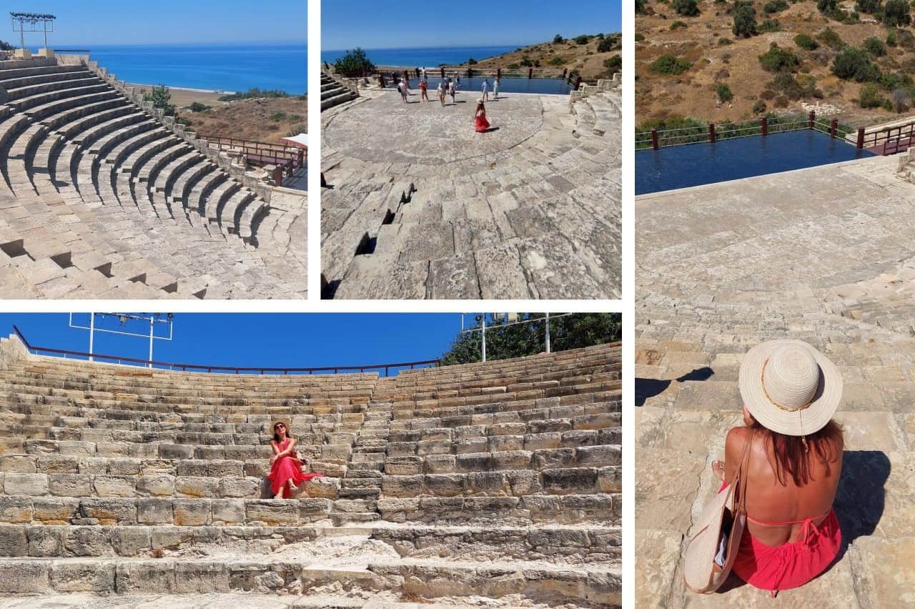 Cyprus, Kourion, the stunning Greco-Roman Theatre. Kipar, Kurion