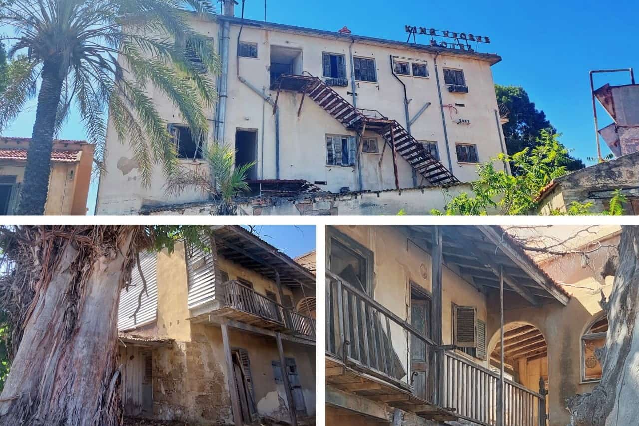 Varosha, the King George Hotel, Cyprus. Kipar, Varoša, Hoteli