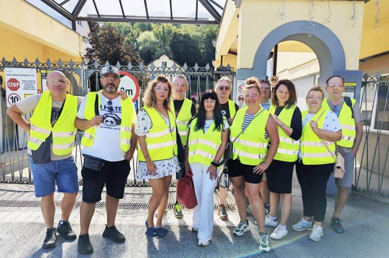 Slovenia, visiting Staklarna Rogaška
