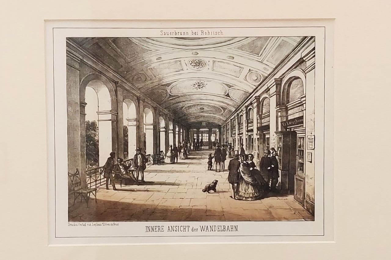 Wandelbahn, C. Reichert, lithography 1864, Anin dvor Museum
