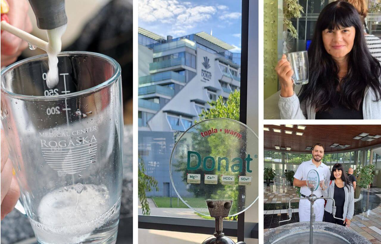 Drinking Donat Mg at the Medical Centre Rogaška