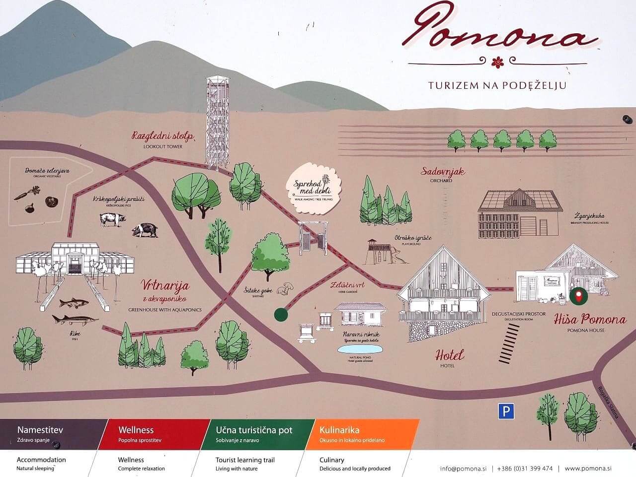 Pomona Estate map, photo Nikola Zoko