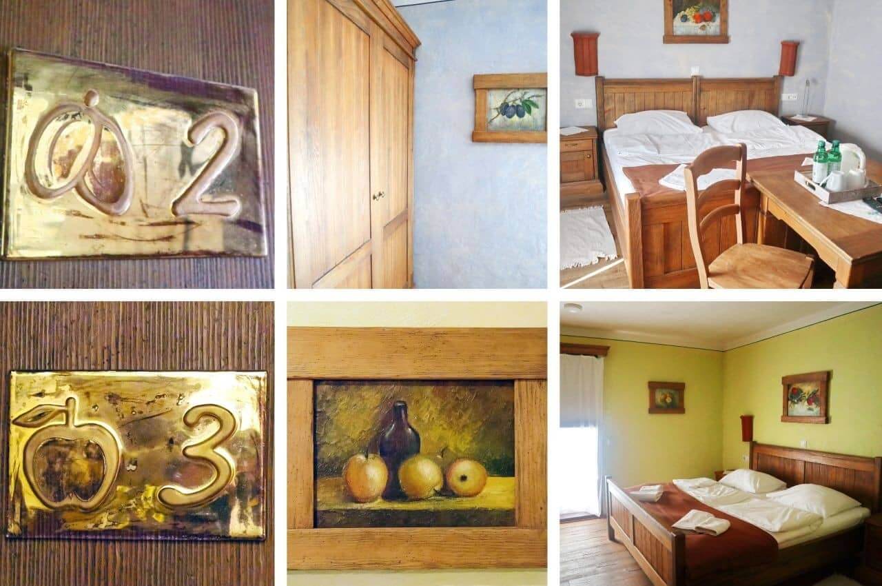 Pomona accommodation, Room 2 Plum, and Room 3 Apple, photo Nikola Zoko and Natania Travel