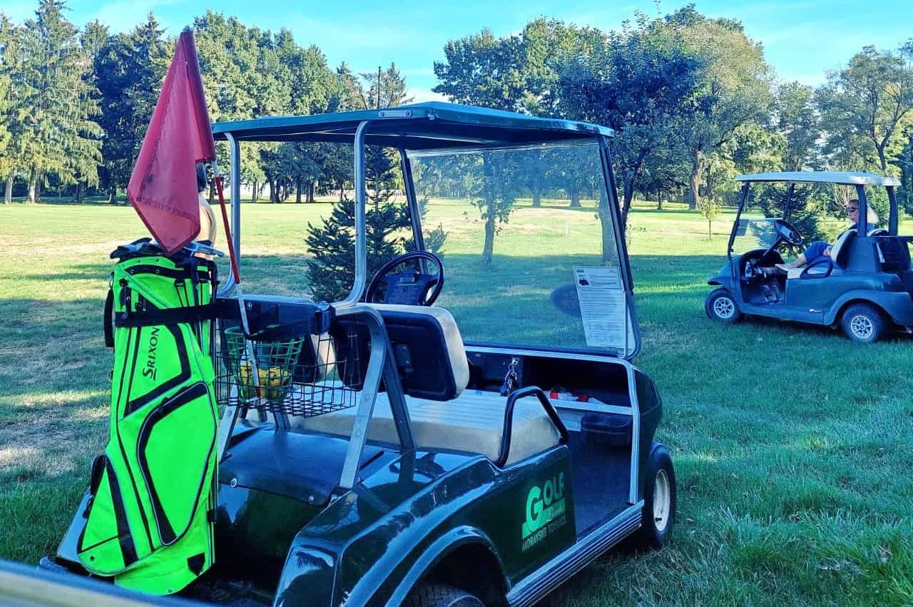 Golf cart, golf course Livada