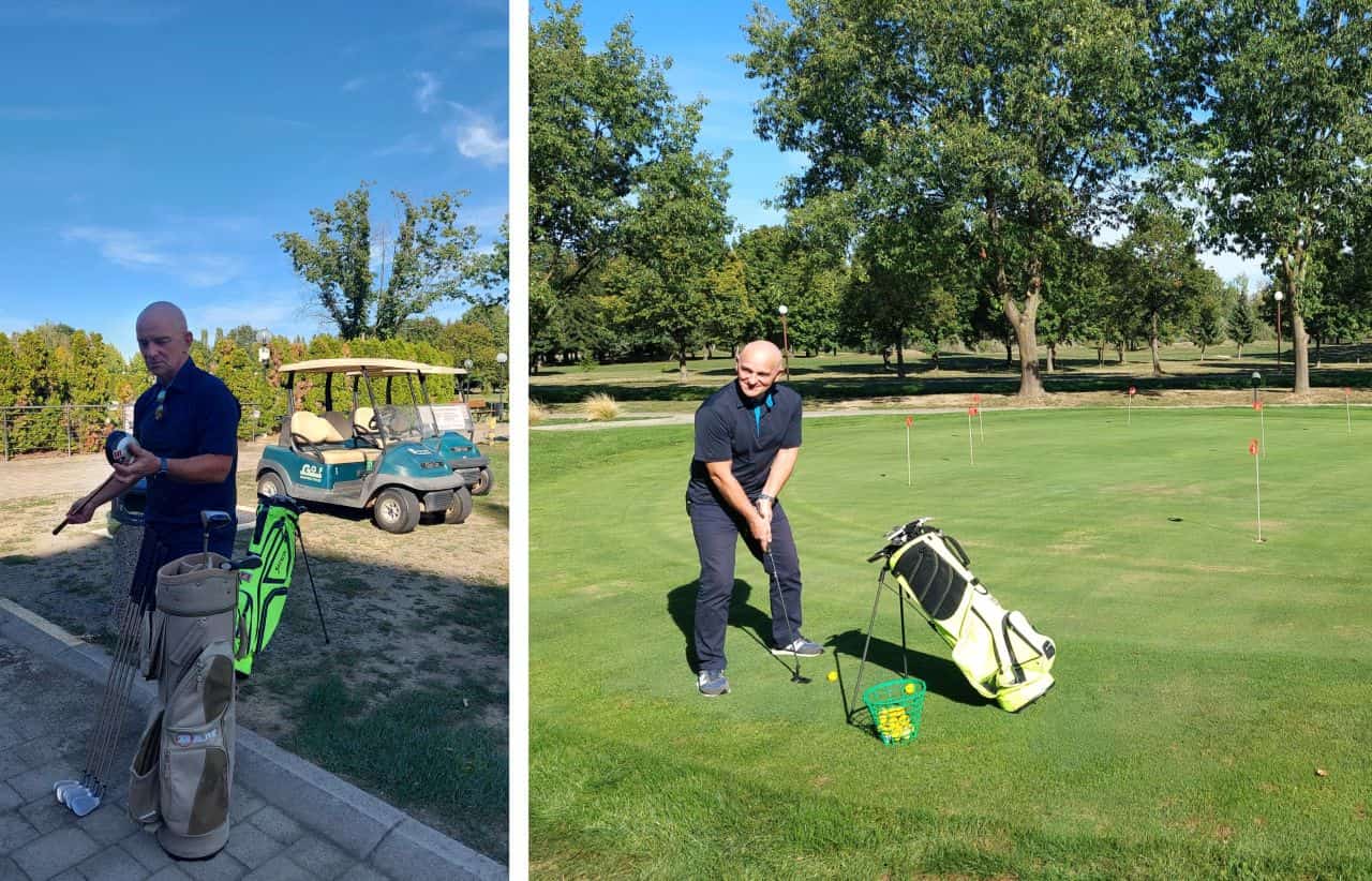 Daniel Donša, the director and manager of the Golf Course Livada (Golf igrišče Livada)