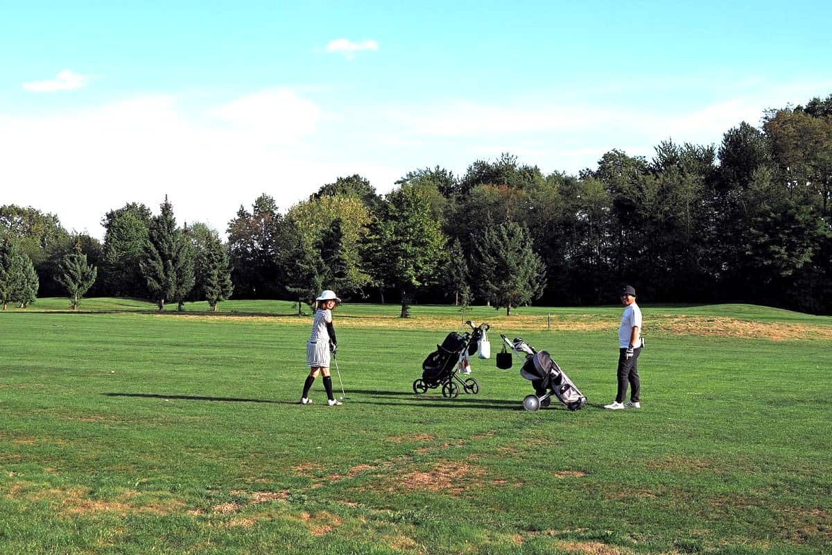 Golf players, Golf Course Livada, photo Nikola Zoko